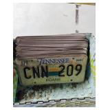 23 Tennessee License Plates