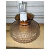 Amber Oil Lamp Globe