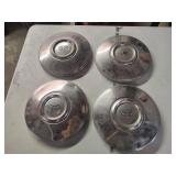 4 Vintage Ford Hubcaps