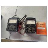 2 Simpson 260 Series 8 Meters - For Parts Only