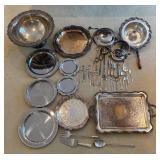 Stainless and Silverplate Lot