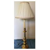 Brass Table Lamp with Shade