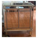 Mirrored Cabinet with Storage