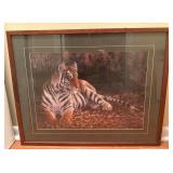 Framed Tiger Artwork