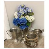 Decorative Metal and Glass Lot