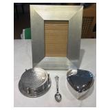 Silver Giftware and Frame Set