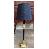 Black and Gold 28-Inch Table Lamp