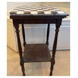 Wooden Table with Inlay Top