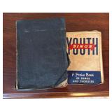 1947 Youth Sings Book and 1922 Bible