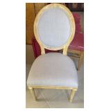 Oval-Back Upholstered Chair