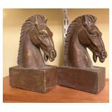 Horse Head Bookends