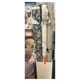 Large Collection of Fabric Rolls