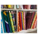 Rolls of Colored Fabric