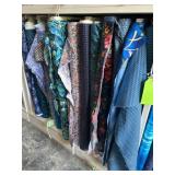 Rolls of Patterned Fabric