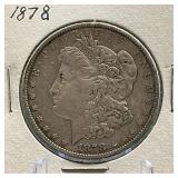 1878 Morgan Silver Dollar Coin