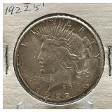 1922-S Peace Silver Dollar