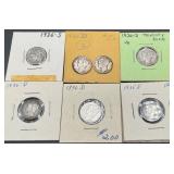 7pc Mercury Silver Dimes