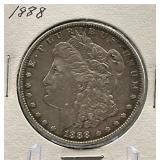 1888 Morgan Silver Dollar Coin