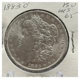 1883-O Morgan Silver Dollar BU MS-65