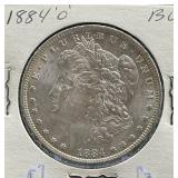 1884-O Morgan Silver Dollar BU