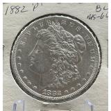 1882-P Morgan Silver Dollar BU MS60