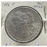 1896-P Morgan Silver Dollar BU MS 63