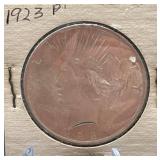 1923-P Peace Silver Dollar