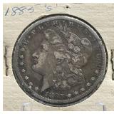 1885-S Morgan Silver Dollar Coin