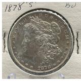 1878-S Morgan Silver Dollar BU