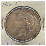 1926- S Peace Silver Dollar