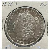 1878-S Morgan Silver Dollar BU