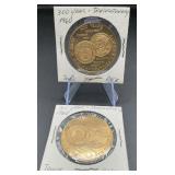1960 Town of Rye NYï¿½Commemorative Token Set