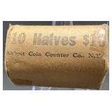 Roll of 1946-D Kennedy Silver Half Dollars