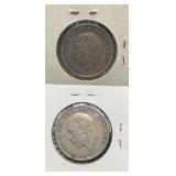 1930s Great Britain Silver Florins