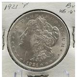 1921 P Morgan Silver Dollar BU MS65
