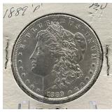 1889-P Morgan Silver Dollar BU