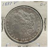 1887-P Morgan Silver Dollar BU