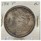 1881-P Morgan Silver Dollar BU