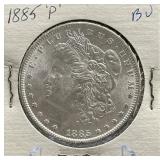 1885-P Morgan Silver Dollar BU