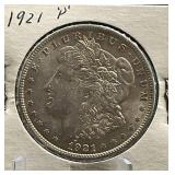 1921-P Morgan Silver Dollar