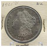 1921-D Morgan Silver Dollar BU