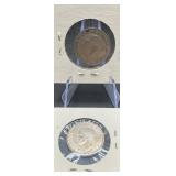 1921 & 1942 British Shillings