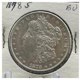 1878-S Morgan Silver Dollar BU