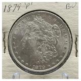 1879-P Morgan Silver Dollar BU