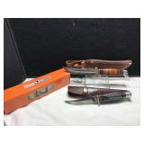 2 Marble Fixed Blade Knives