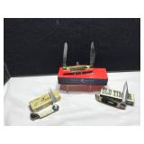 Pocket Knives in Boxes