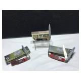 3 New Pocketknives in Box