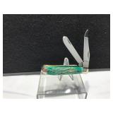 Case Trapper Knife with Green Handle