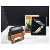 Marble Scrimshaw Pocketknife Set
