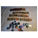 1986 Magic Trivia Cards & Hologram Stickers